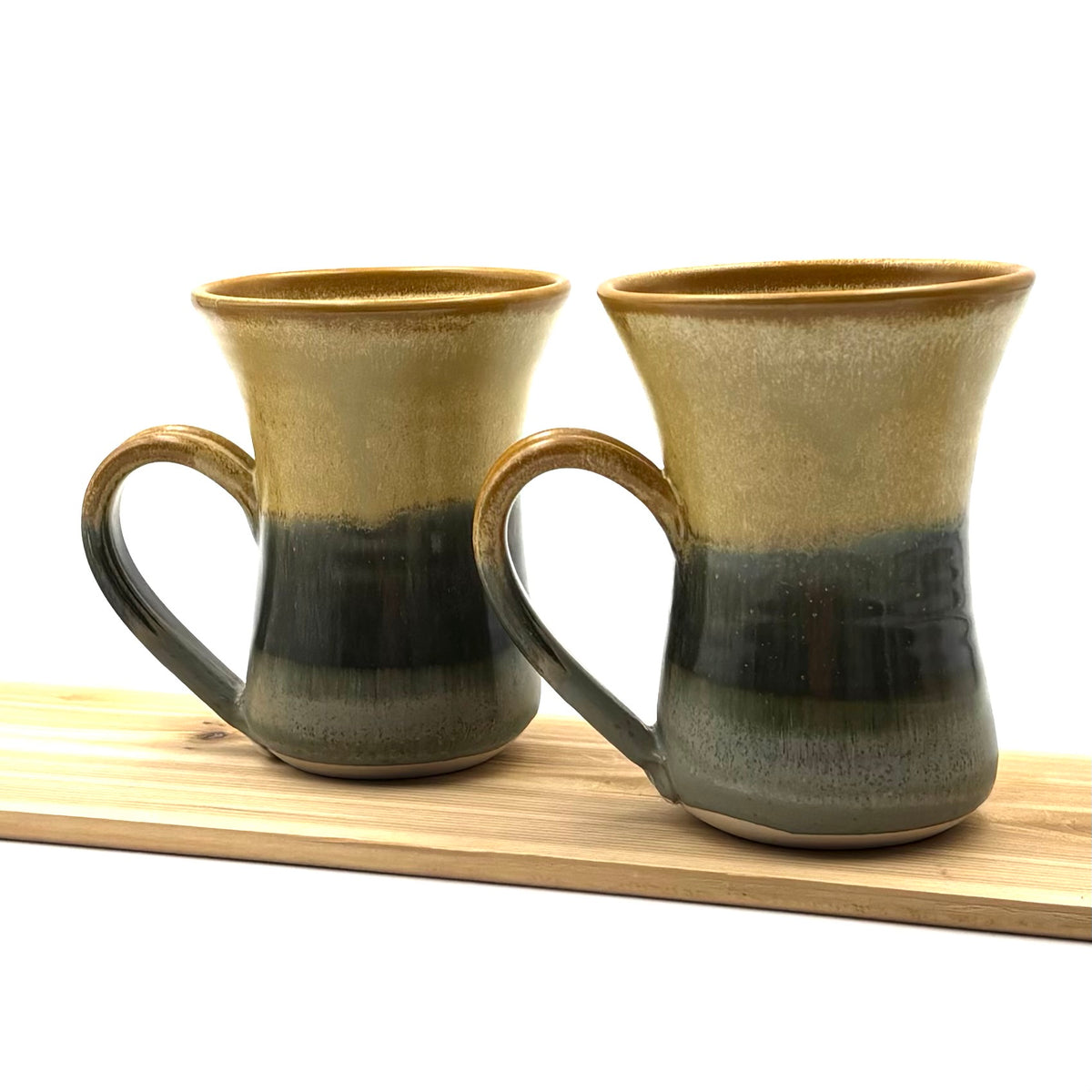 Pair of Flutie Mugs - Harvest Wheat