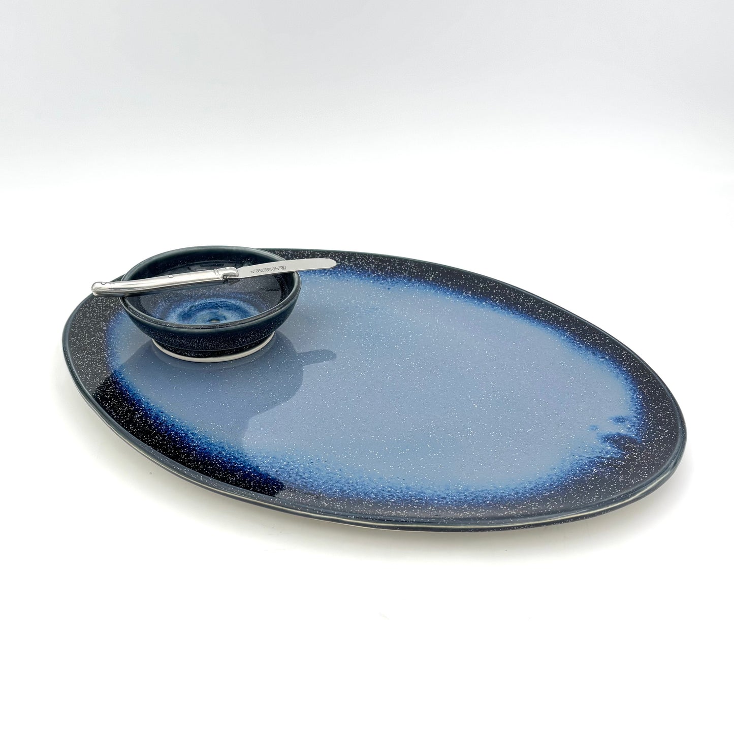 Serving Tray - Oval - Midnight Blue