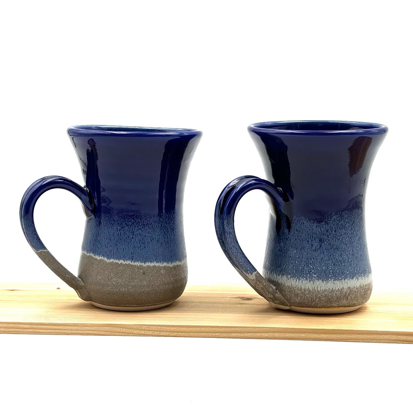 Pair of Flutie Mugs - Blue