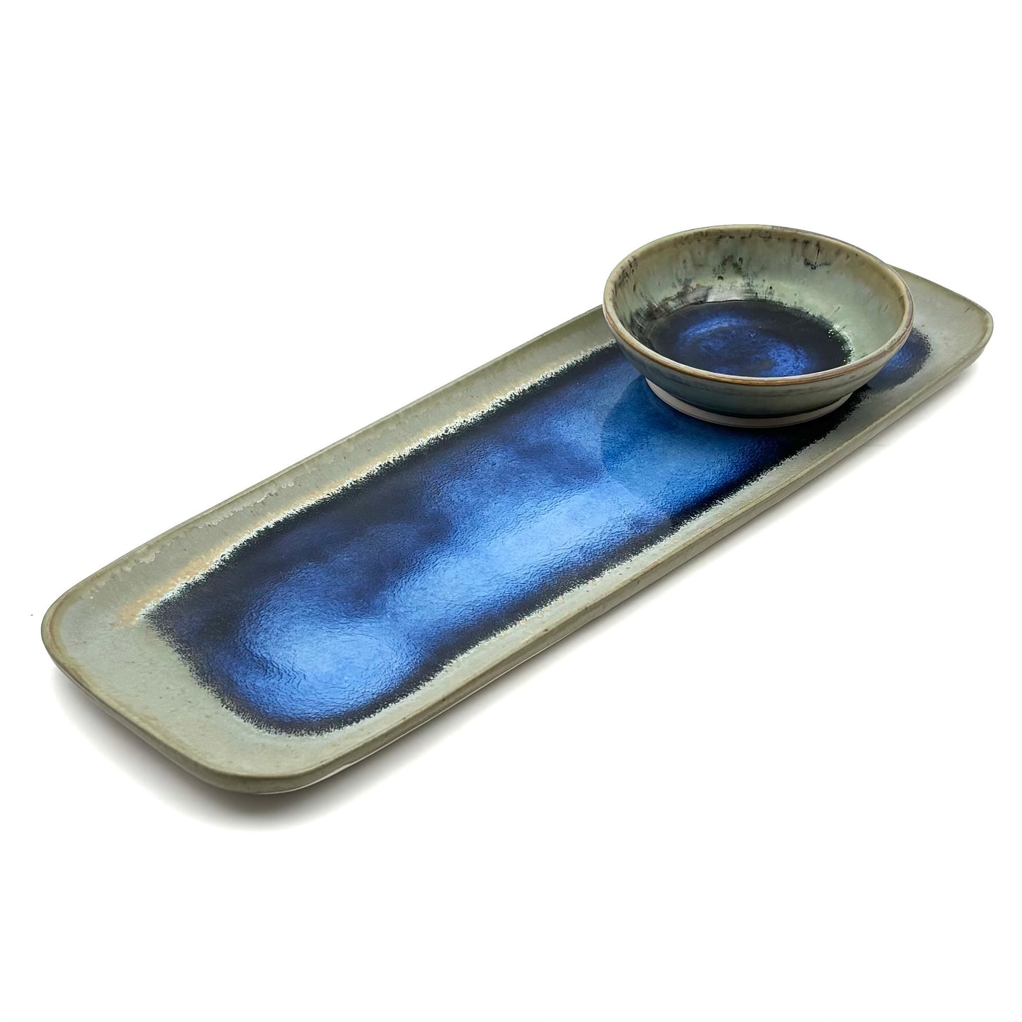 Serving Tray - Rectangular - Blue