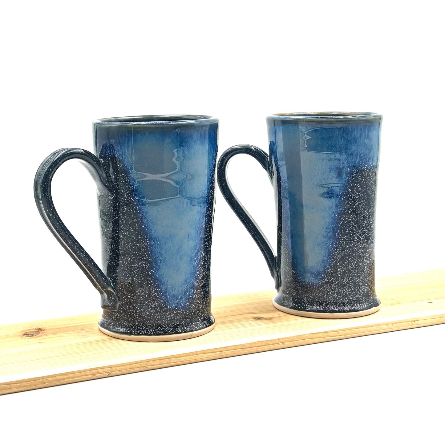 Pair of Tall Mugs -Midnight Blue