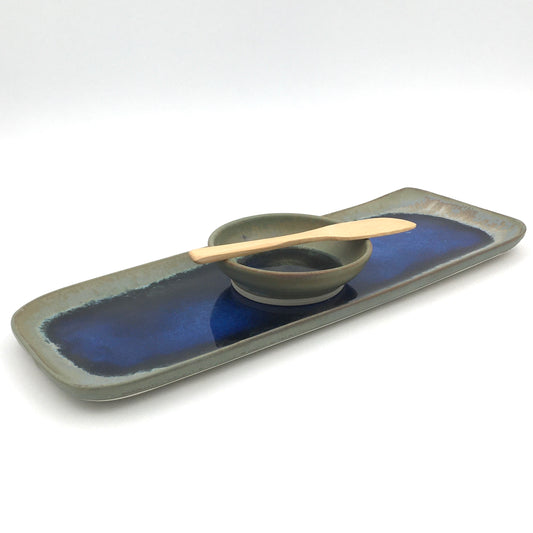 Serving Tray - Rectangular - Blue