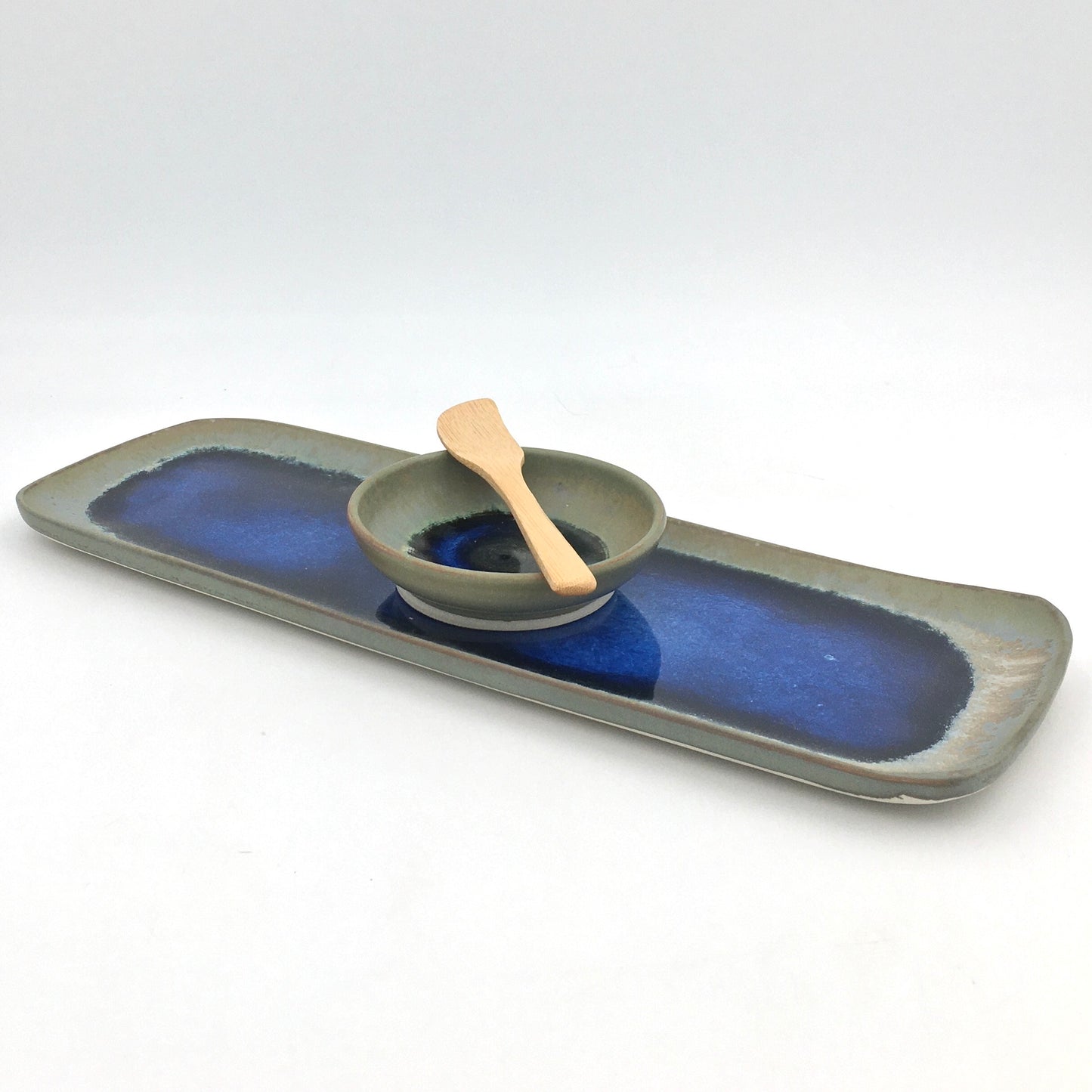 Serving Tray - Rectangular - Blue