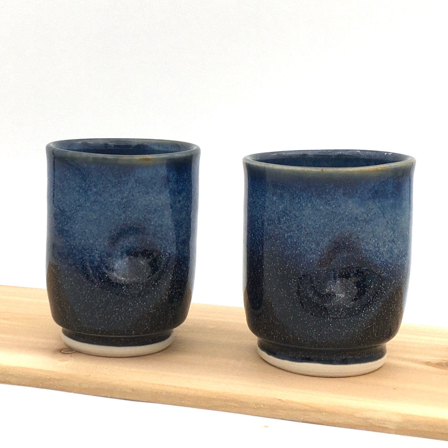 Pair of Wine Cups - Blue