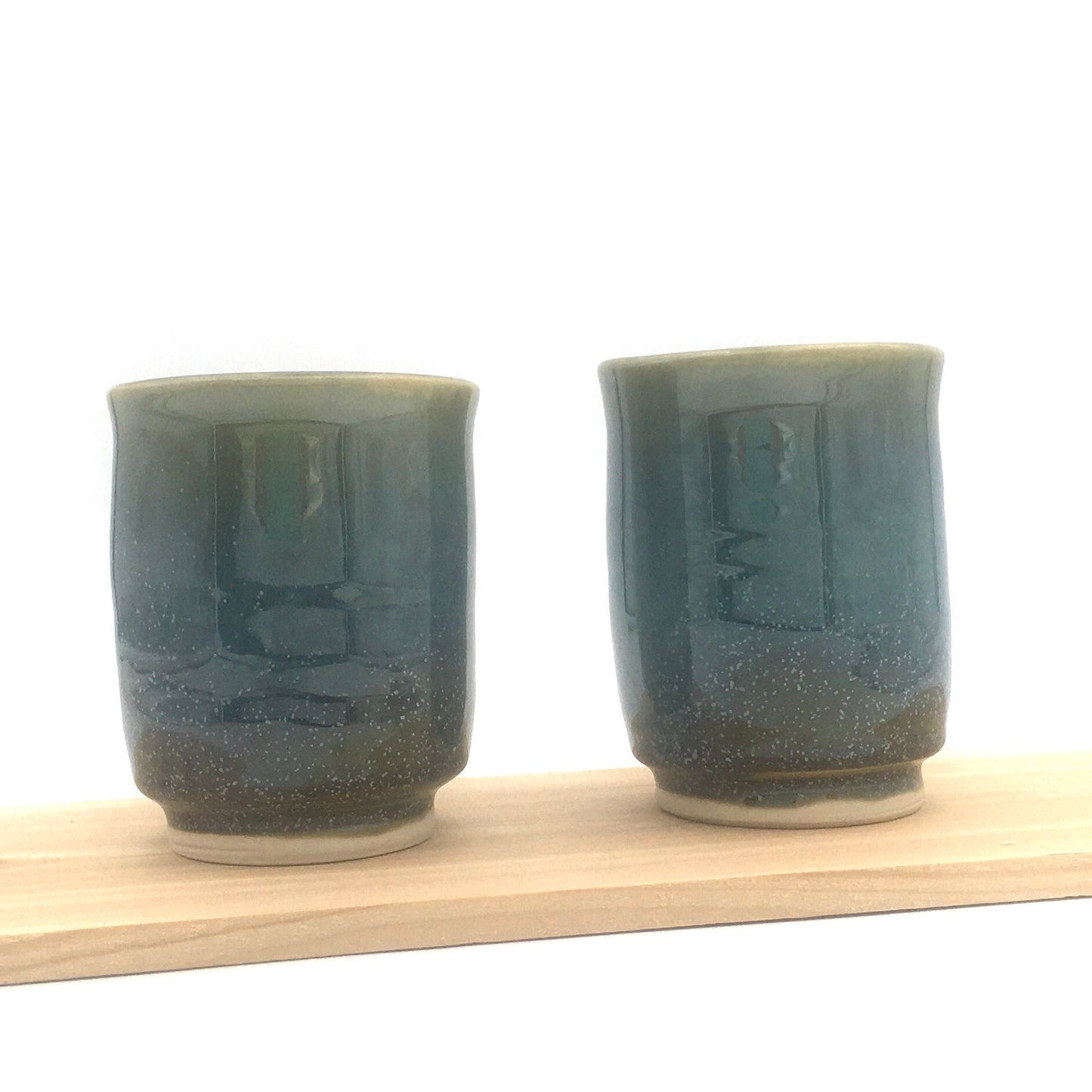 Pair of Wine Cups - Green