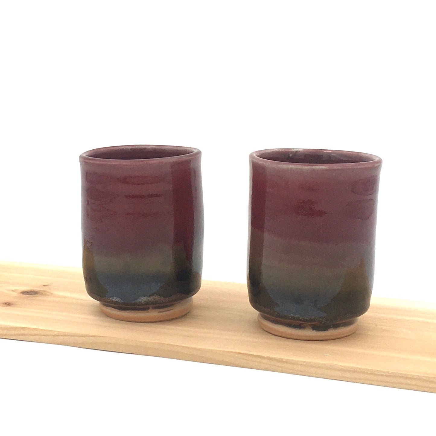 Pair of Wine Cups - Red