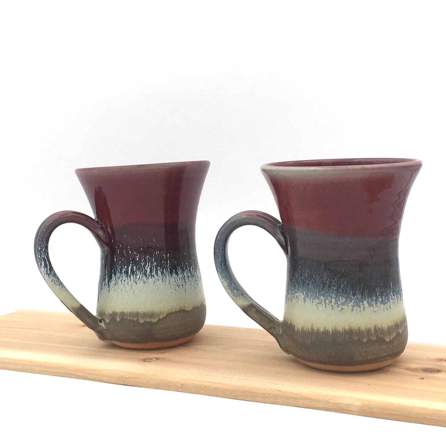 Pair of Flutie Mugs - Red