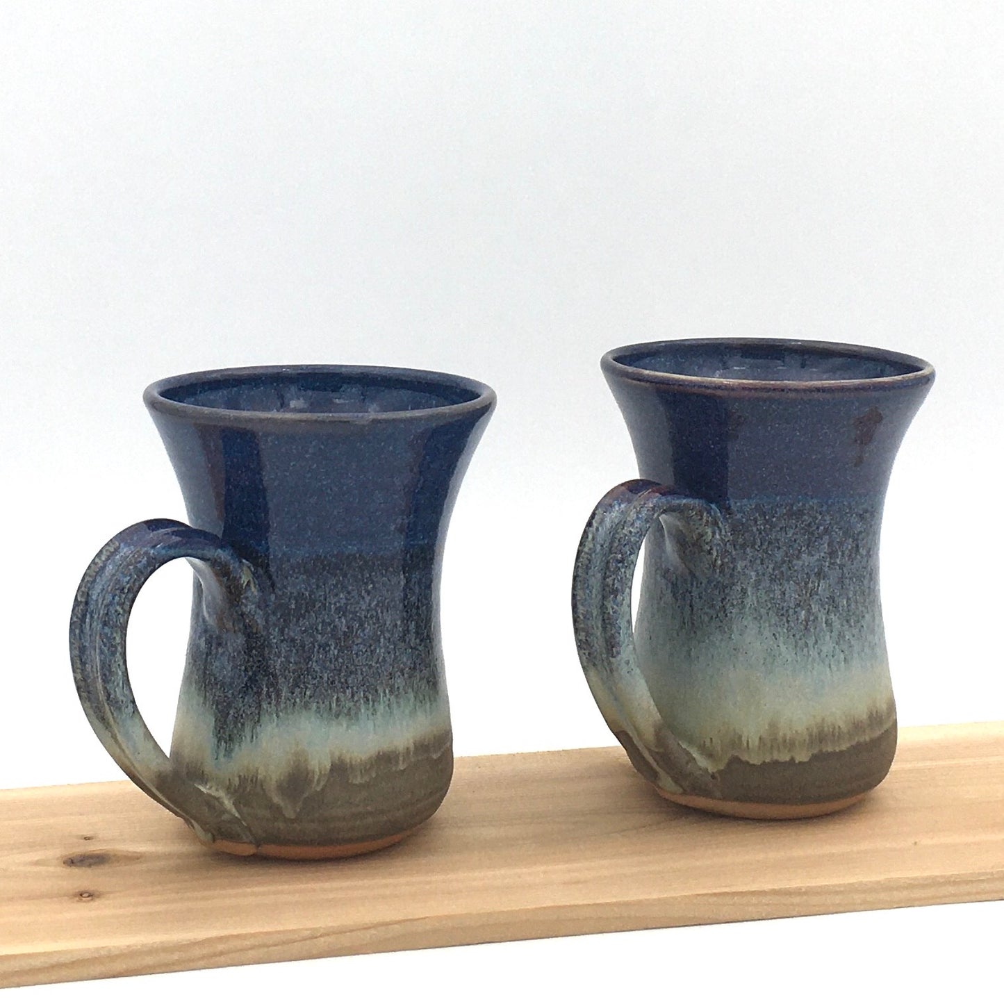 Pair of Flutie Mugs - Blue