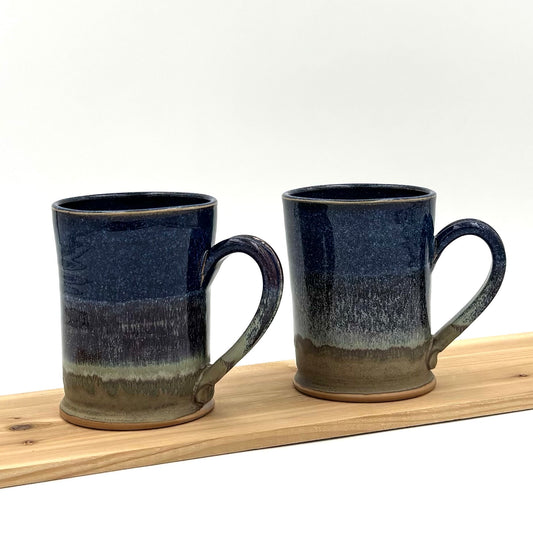 Pair of Straight Sided Mugs - Bumbleberry