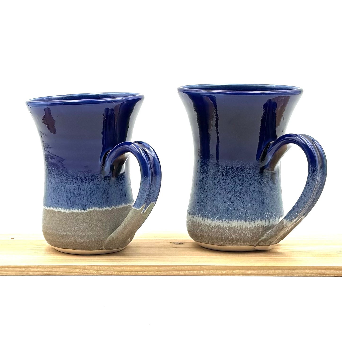 Pair of Flutie Mugs - Blue