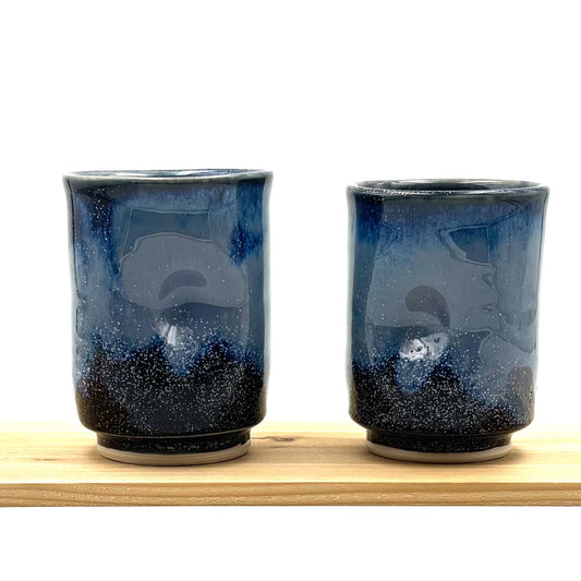 Pair of Wine Cups - Midnight Blue
