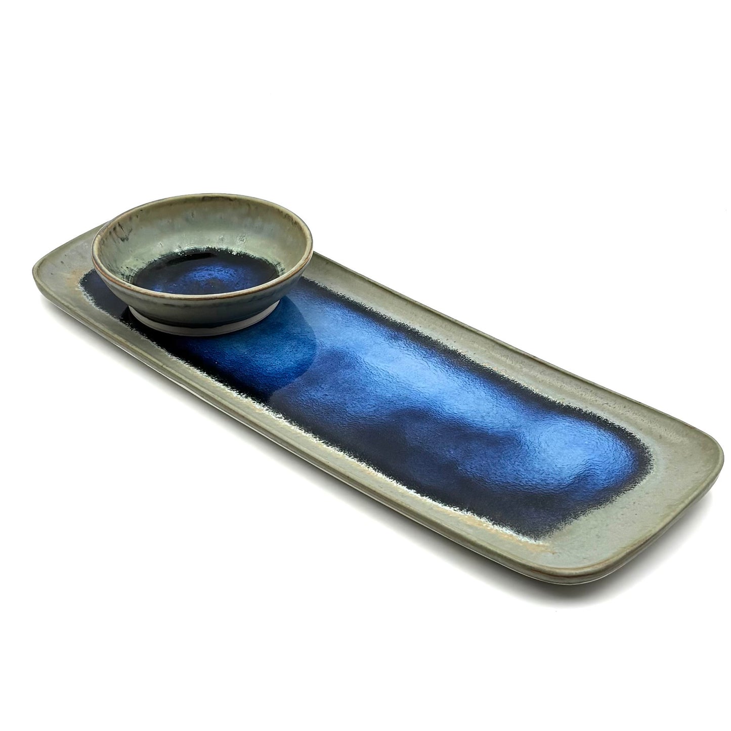 Serving Tray - Rectangular - Blue